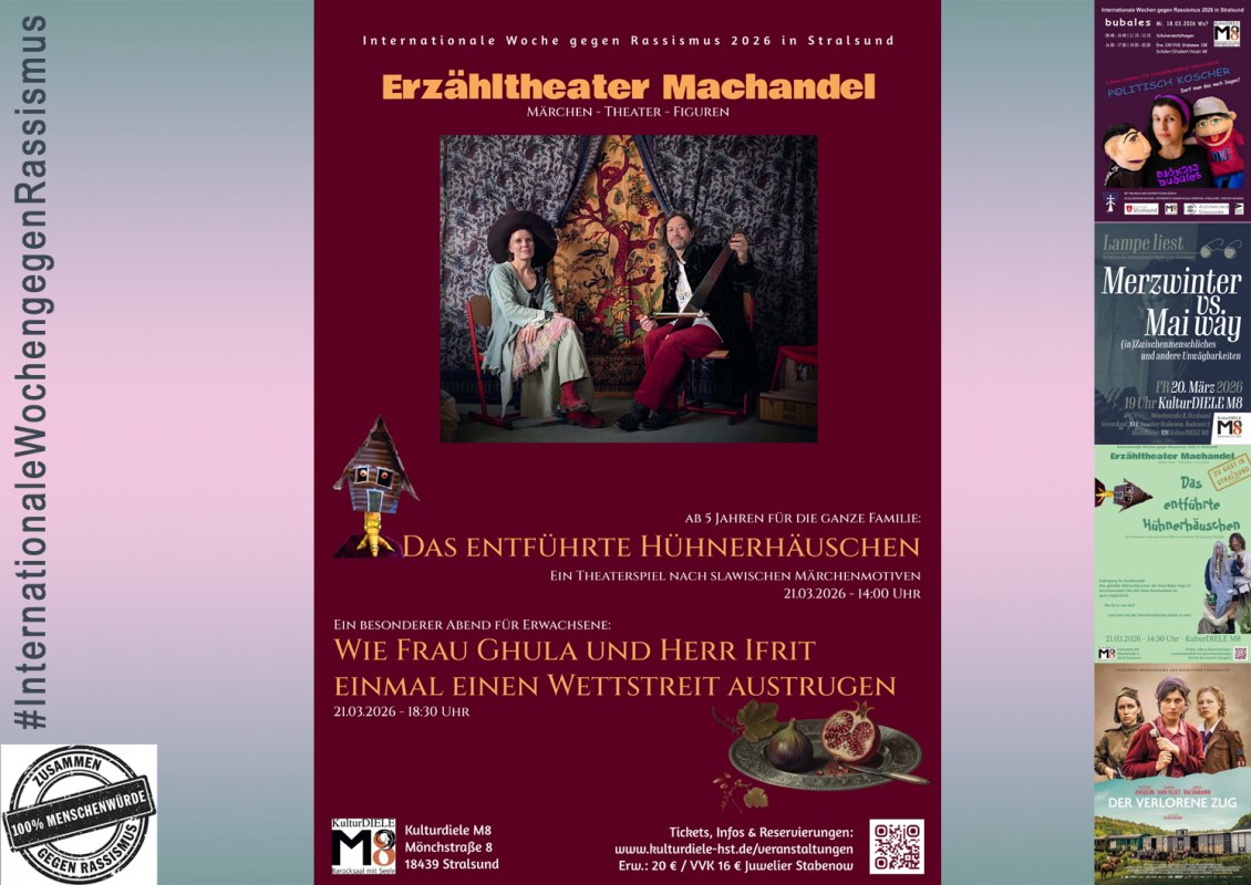 #RacismWeek2026 - Guhla & Ifrit, &copy; Oliver Kube / KULTURSamkeit Stralsund e.V.