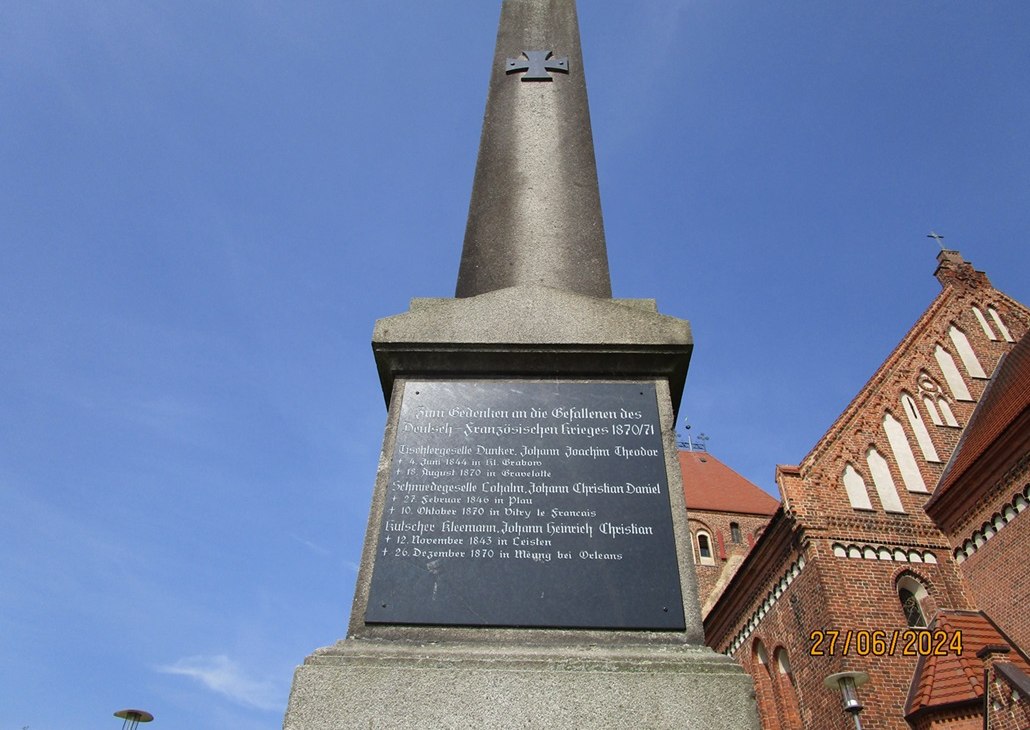 Kamień pamiątkowy 1870/1871, © Jonas Kurverwaltung