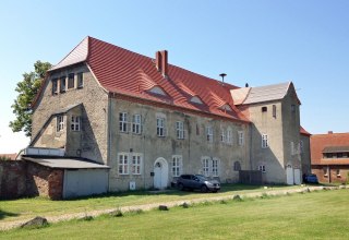 Achteraanzicht van het kasteel // &copy; Sabrina Wittkopf-Schade