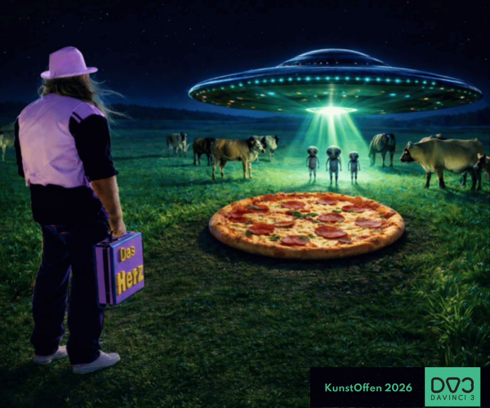 Pizza op de Ufolande spoorweg // © Davinci3 Pizza op de Ufolande spoorweg // © Davinci3