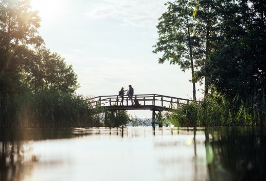 Hiking in the Schaalsee Biosphere Reserve at sunrise, &copy; MV-T/G&auml;nsicke