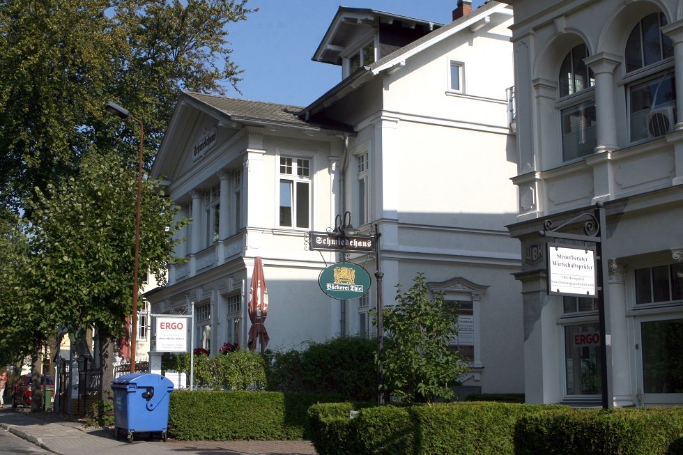 Buitenaanzicht van het smederijhuis, © Sabrina Wittkopf-Schade