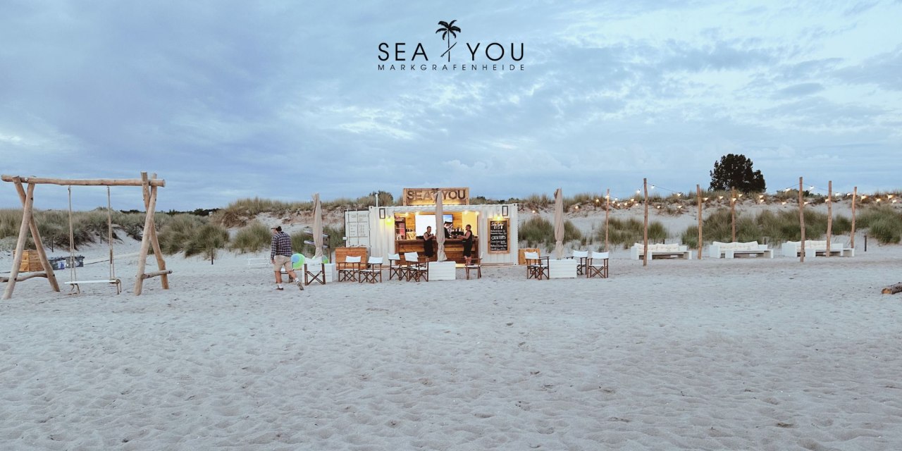 Bar plażowy SEA YOU Markgrafenheide // © SEA YOU Strandbar Markgrafenheide Bar plażowy SEA YOU Markgrafenheide // © SEA YOU Strandbar Markgrafenheide