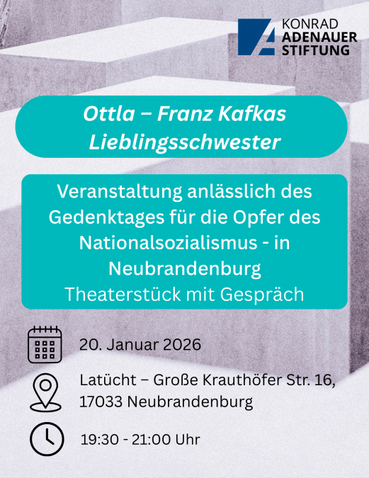 Event tileName of the eventShort description and information about the eventIn the background is a picture of the Memorial to the Murdered Jews of Europe in Berlin., &copy; Bild von PublicDomainArchive auf Pixabay