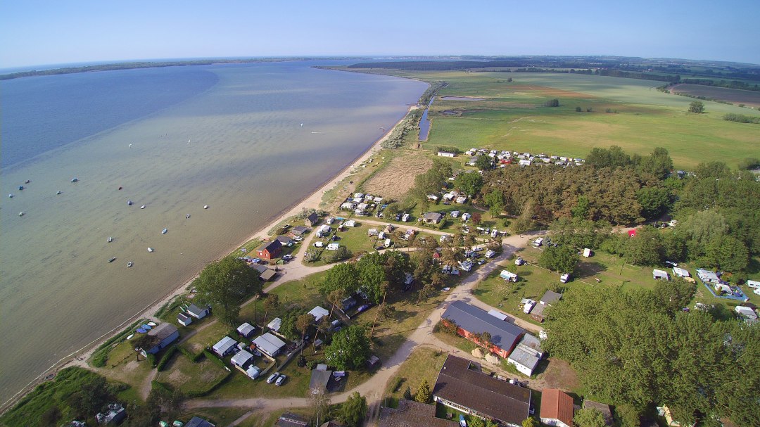 Aerial view of the campsite, © Jennifer Neumann Aerial view of the campsite, © Jennifer Neumann
