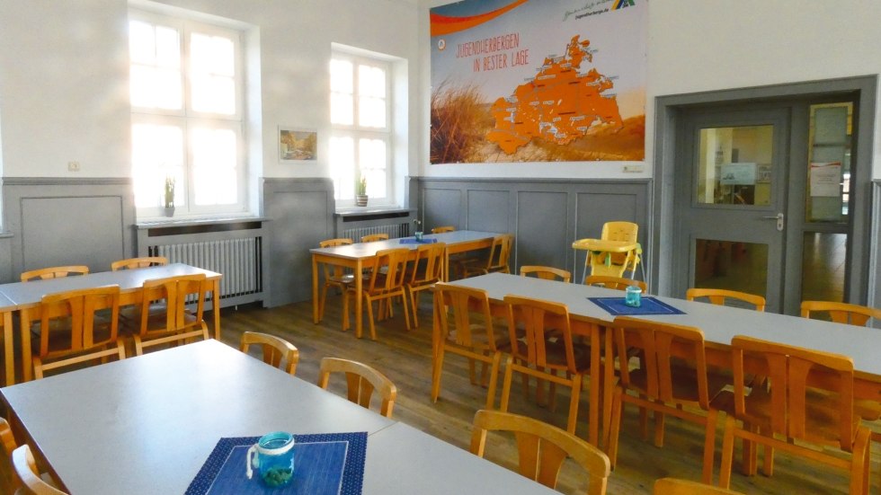 Eetkamer met veel ruimte en kindvriendelijke faciliteiten, © DJH MV / Danny Gohlke
