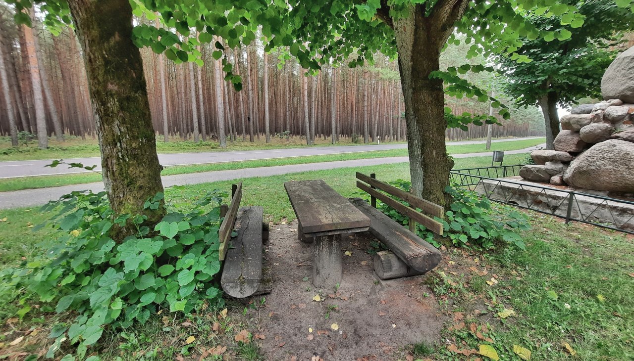 Miejsce do siedzenia przy kamieniu Fritza Reutera, &copy; M.Lenthe
