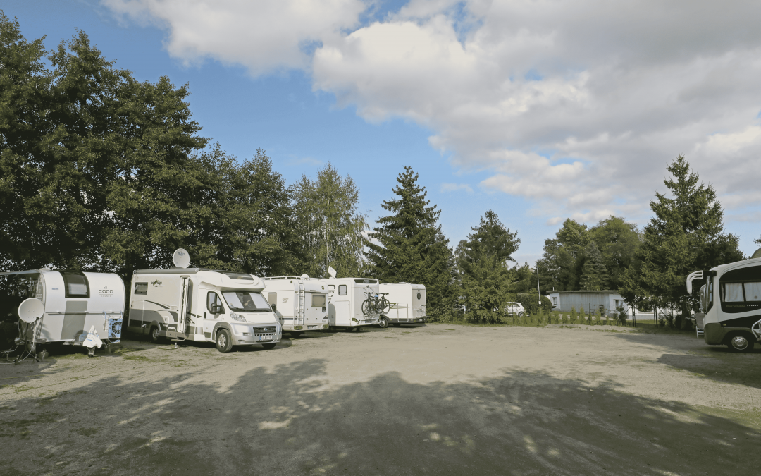Caravans on the pitch, © TMV/Gohlke