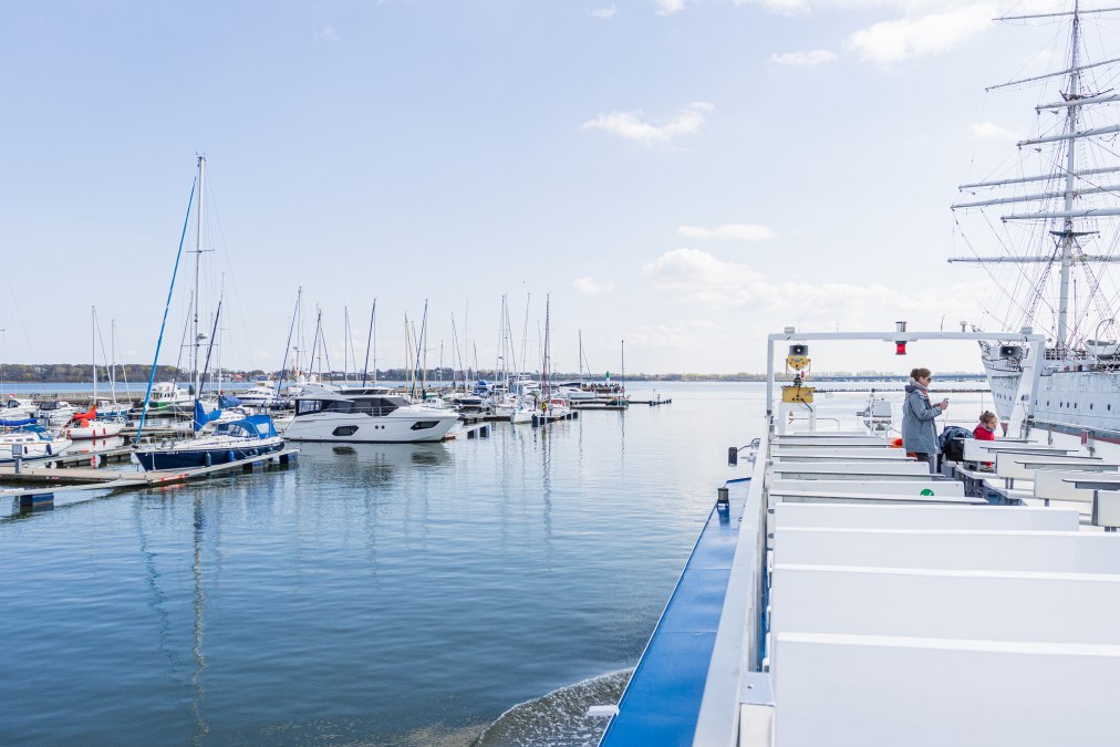 Experience the Hanseatic City of Stralsund from the water, © Weiße Flotte GmbH