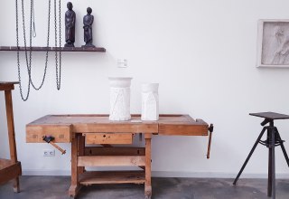 Blick in die Dauerausstellung des Atelierhauses // &copy; Christin Sobeck / Archiv Ernst Barlach Stiftung