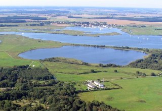 Aerial view of the school hostel Camp Peenem&uuml;nde, &copy; Uwe Wobser