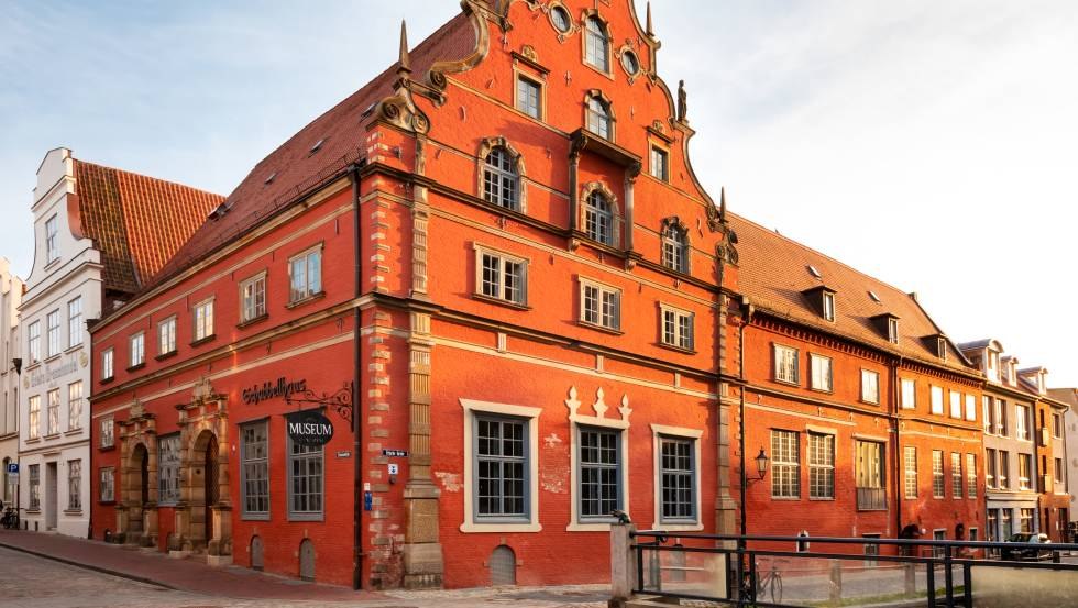 Buitenaanzicht van het museum voor stadsgeschiedenis van Wismar SCHABBELL, © TZ Wismar, Christoph Meyer (paperheroes)