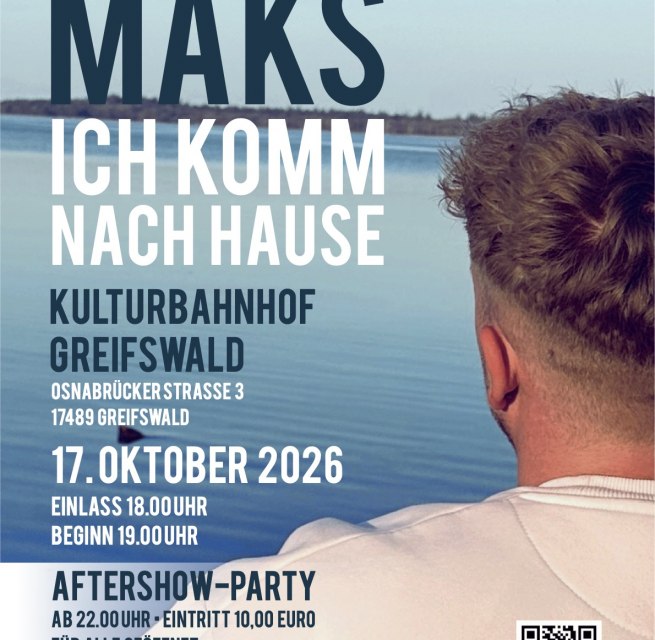 Verantaltungsplakat "Ich komm´nach Hause" // © Max Schrut Verantaltungsplakat "Ich komm´nach Hause" // © Max Schrut