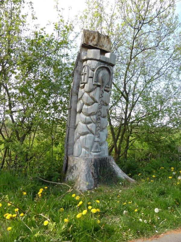 Sprookjesfiguur op het strandpad, © Uta Sommer Sprookjesfiguur op het strandpad, © Uta Sommer