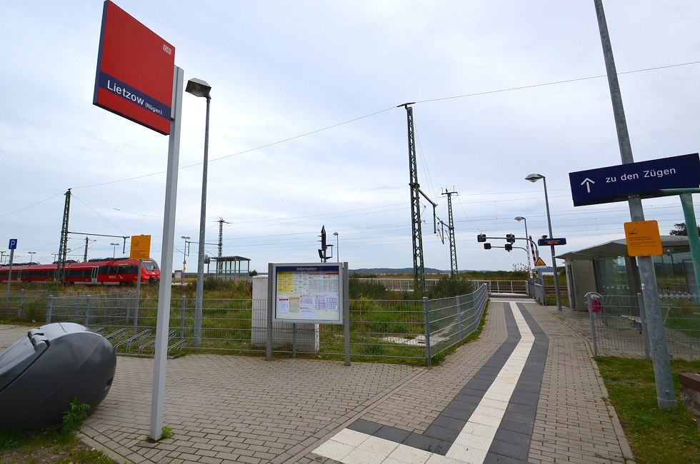 Station area in Lietzow on the island of R&uuml;gen, &copy; Tourismuszentrale R&uuml;gen