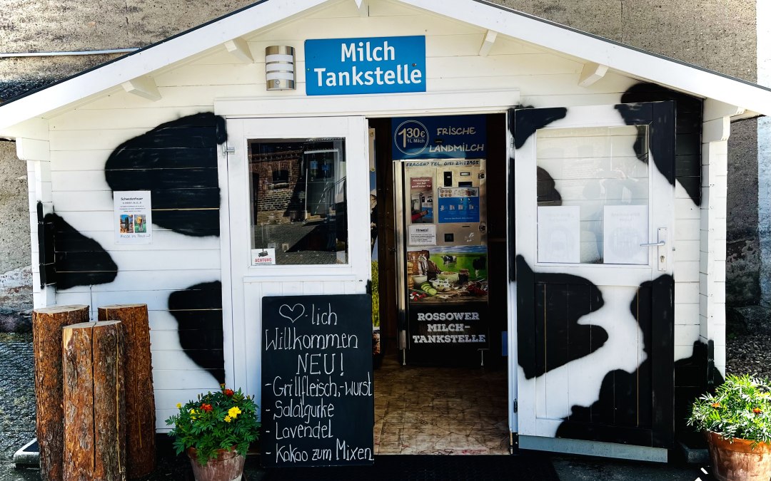 Buitenaanzicht van de boerderijwinkel, © S.Kießlich