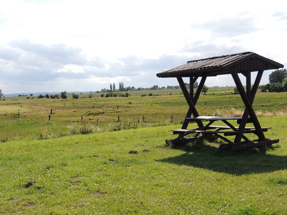 Widok na słone bagna z miejsca odpoczynku // © Kurverwaltung Insel Poel Widok na słone bagna z miejsca odpoczynku // © Kurverwaltung Insel Poel