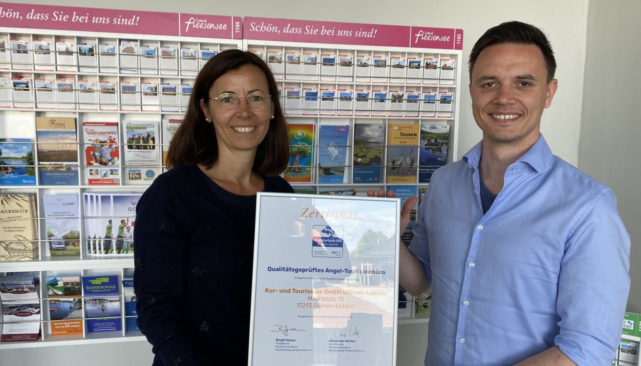 W Land Fleesensee można cieszyć się doskonałym wędkarstwem, © Kur- und Tourismus GmbH Göhren-Lebbin