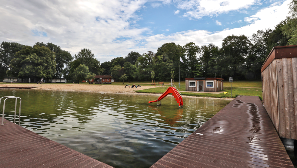 Zarrentin lido is very popular with families, © TMV/Gohlke Zarrentin lido is very popular with families, © TMV/Gohlke