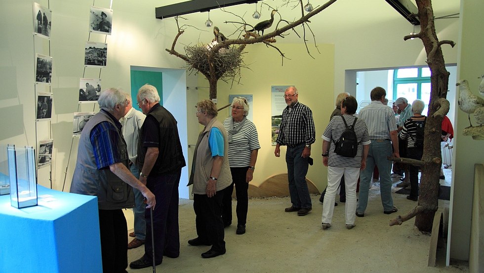 Tentoonstelling in het bezoekersinformatiecentrum, © K.Pauling