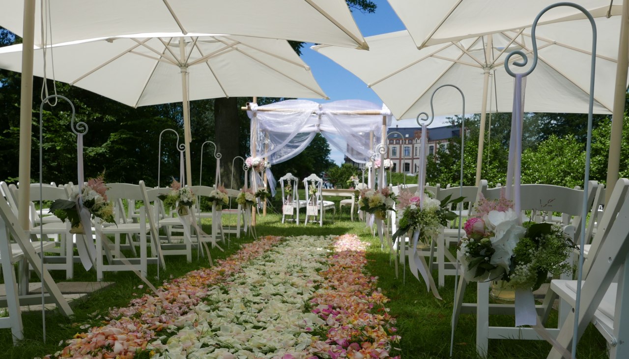 Wszystko jest gotowe na bajkowy ślub w Gamehl Castle, © Schloss Gamehl / Janine Pusch
