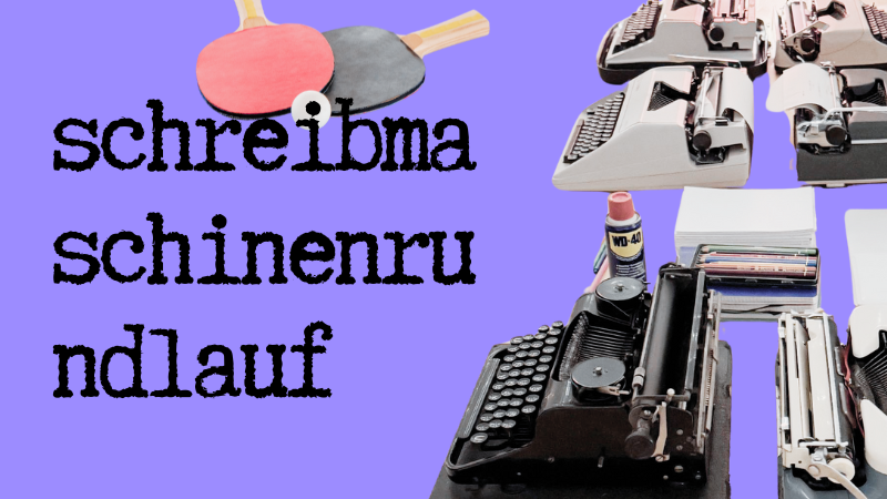 Obrót maszyny do pisania, © Ping Pong Salon