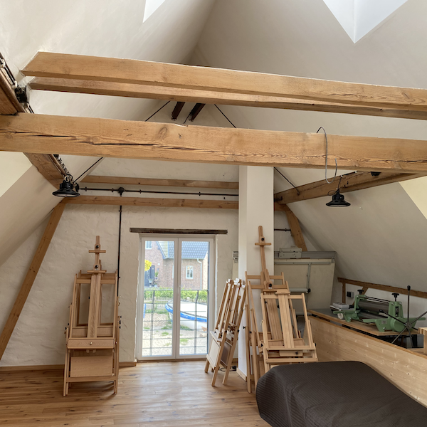 De schilder- en fotografiestudio - een van de verschillende creatieve ruimtes., © Maximilian Voß