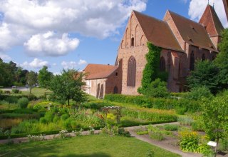 View of the monastery garden, &copy; Klosterverein Rehna e.V.