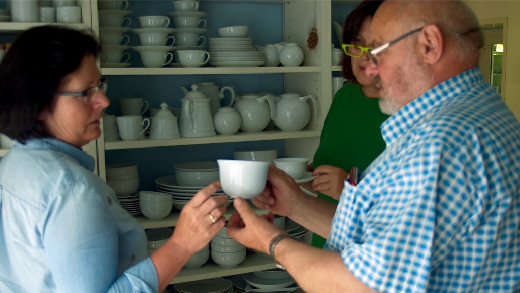 W manufakturze porcelany Sukow, © MV Foto e.V., Fotograf: Klaus Schimmagk