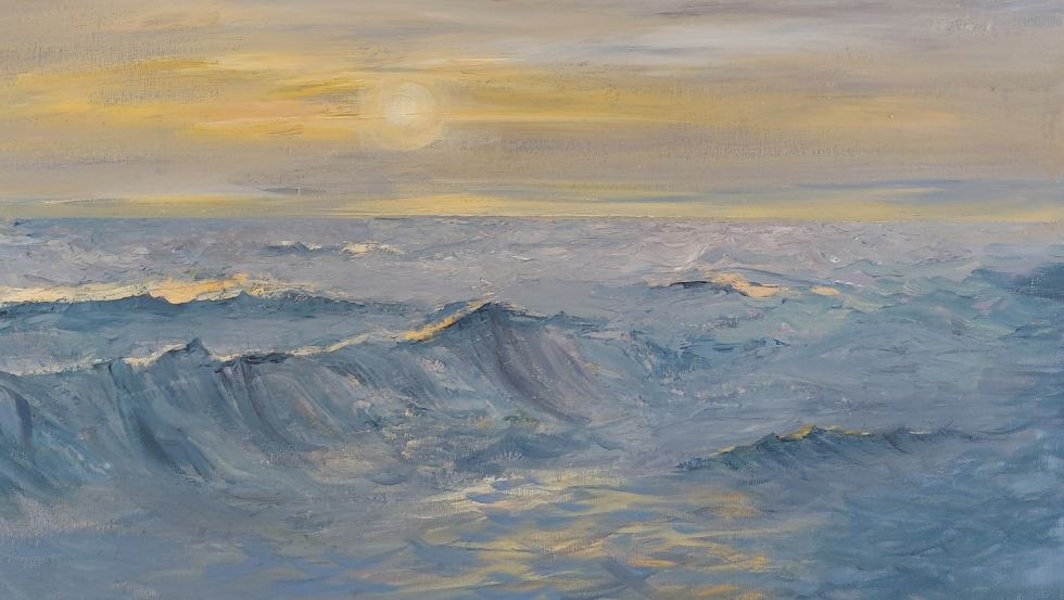 Oostzee in het avondlicht, © Gudrun Seidel