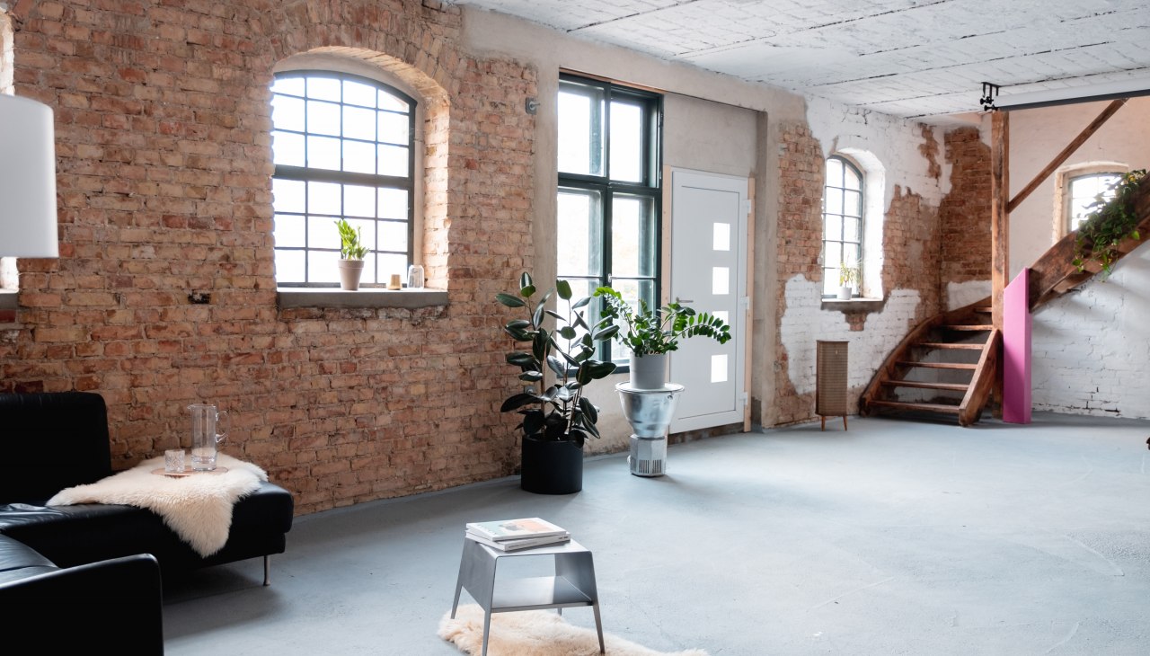 Loft studio in the former stable building - also popular for workshops, © Rittergut Damerow / Lars Schönherr Fotografie