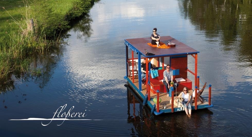 Nasza tratwa na szlaku wodnym Müritz-Elde i dopływach, © die flosserei / Godehard Bromisch