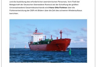 Einladung zur Veranstaltung - Die Deutsche Seereederei und deren Flottenerweiterung // &copy; F&ouml;rderverein zur Erhaltung der Dorfkirche Buchholz e. V.