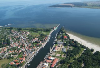 Ryckmonding tot Greifswalder Bodden en Eldena lido // &copy; Segelschule Greifswald Dieter Knopp