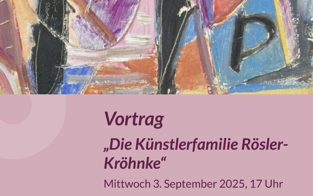 Poster A4 - Drie kunstenaars lezing 2025 09 03, © Kunstmuseum Schwaan