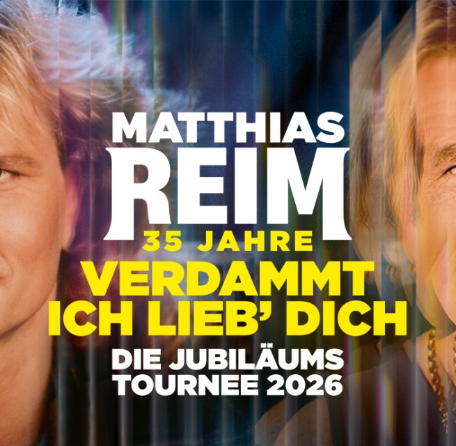 Matthias Reim - DIE Jubiläumstour 2026 // © Manfred Esser / Ralph Larmann Matthias Reim - DIE Jubiläumstour 2026 // © Manfred Esser / Ralph Larmann