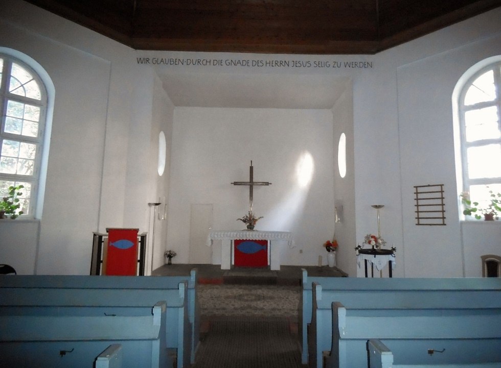 Kościół Gnadenkirche Sellin - Wnętrze -, © Tourismuszentrale Rügen