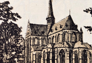 Das Münster in Bad Doberan auf Reutergeld ist das Hauptmotiv des Plakats. // © Stadt- und Bädermuseum Bad Doberan Das Münster in Bad Doberan auf Reutergeld ist das Hauptmotiv des Plakats. // © Stadt- und Bädermuseum Bad Doberan