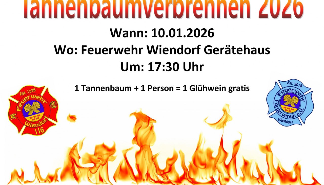 Pożar jodły 2026_Wiendorf, © FFW Wiendorf