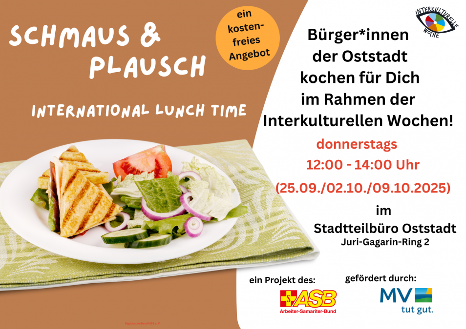 International lunch time - IKW 2025, © ASB RV MSE e. V.