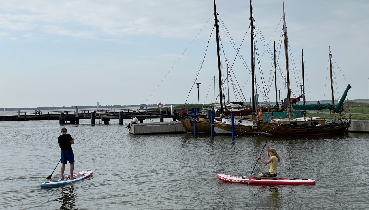 Water wandel rustplaats, © Tourismuszentrale Südliche Boddenküste Water wandel rustplaats, © Tourismuszentrale Südliche Boddenküste