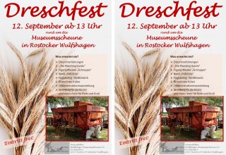 Threshing festival in the Wulfshäger museum barn // © W. Ehlers Threshing festival in the Wulfshäger museum barn // © W. Ehlers