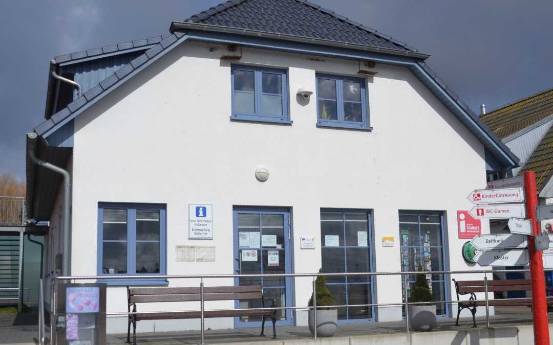Toeristische informatie in Vitte, © Hiddenseer Hafen- und Kurbetrieb
