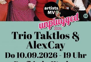 Poster artists MV unplugged // © artists MV Poster artists MV unplugged // © artists MV