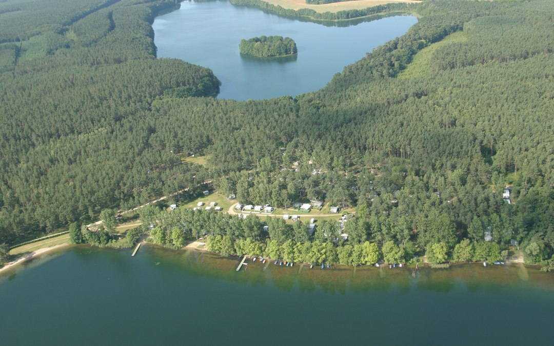 Aerial view of the campsite, © Hans Döhring