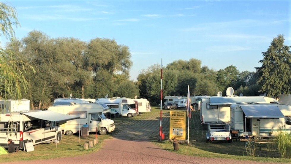 Plaats caravan, © WasserWanderZentrum Dömitz