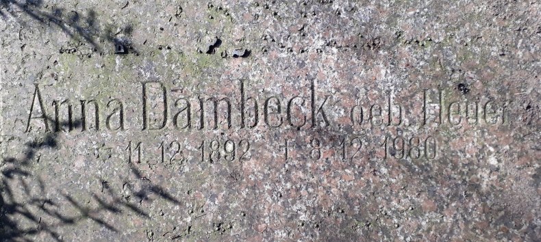 Gravestone at the St. J&uuml;rgen cemetery, &copy; Angela Pfennig