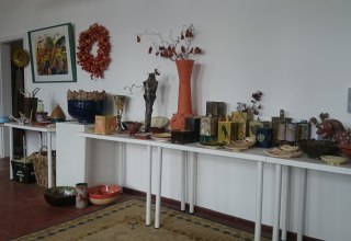 Ausstellung und Verkauf // &copy; Dr. Hildegard Brekenfeldt