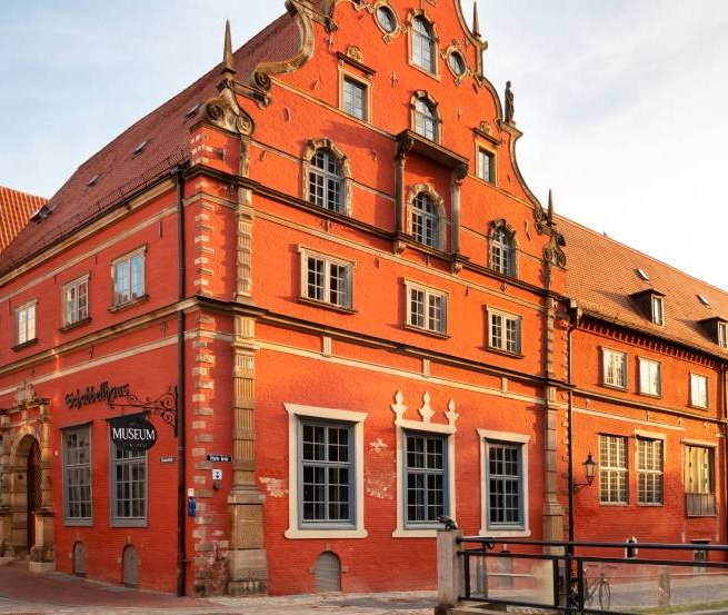 Buitenaanzicht van het museum voor stadsgeschiedenis van Wismar SCHABBELL, © TZ Wismar, Christoph Meyer (paperheroes)