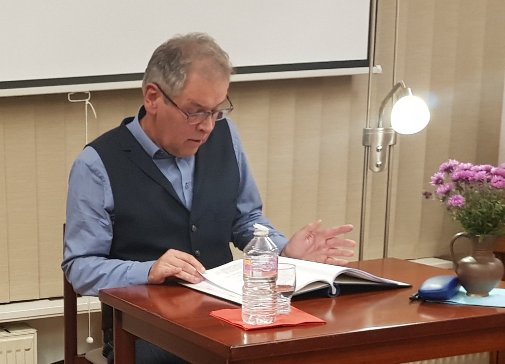 G&uuml;nther H. W. Preu&szlig;e czyta w Ehm Welk House // &copy; Uwe Boosmann